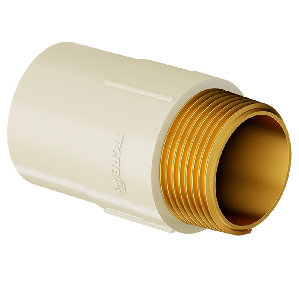 Conector Aquatherm 1/2''x15mm Bege Tigre